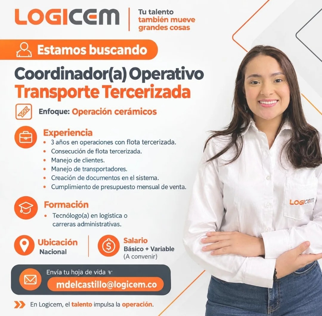 Coordinador(a) Operativo Transporte Tercerizada
