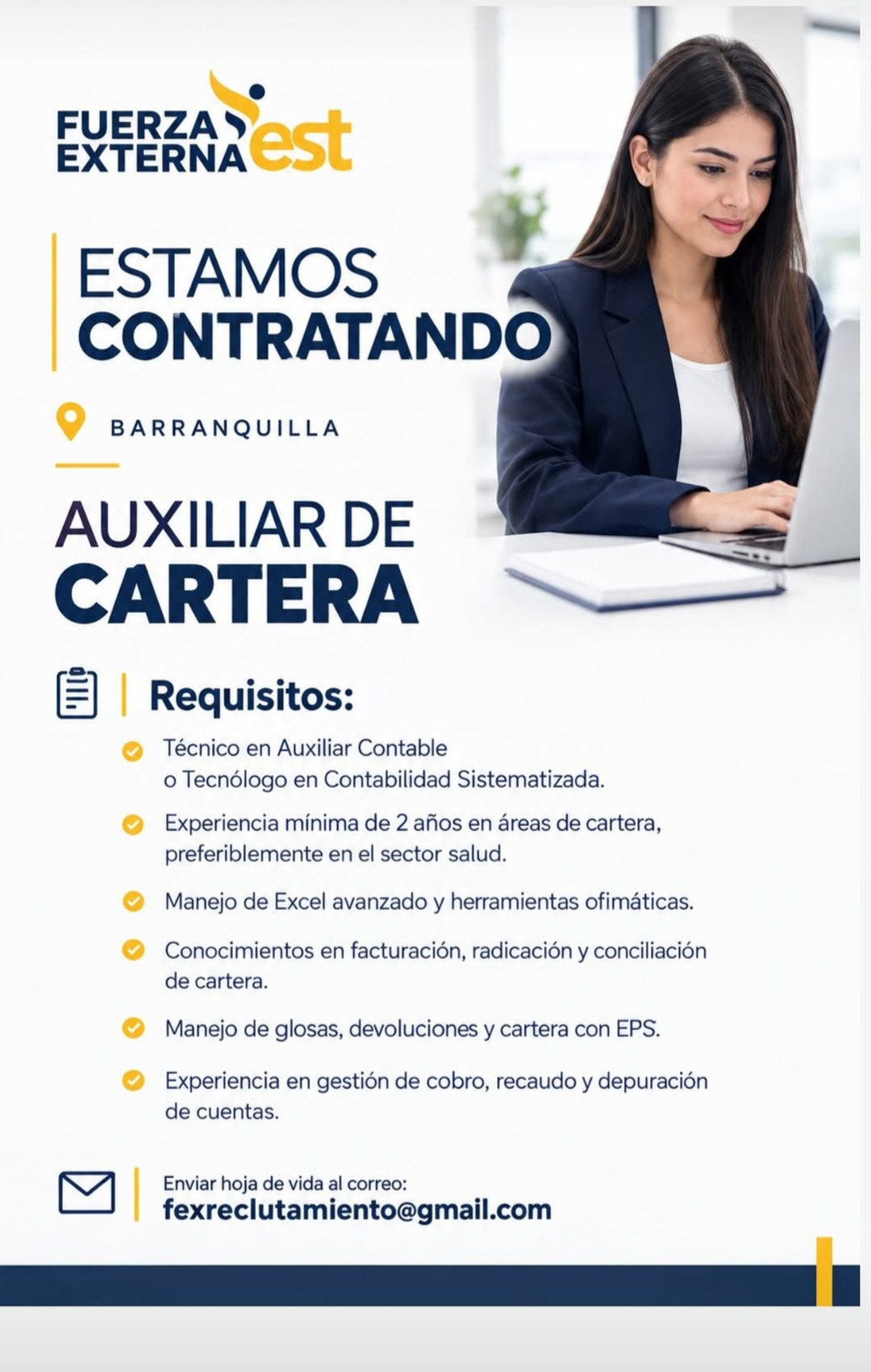 Auxiliar de Cartera