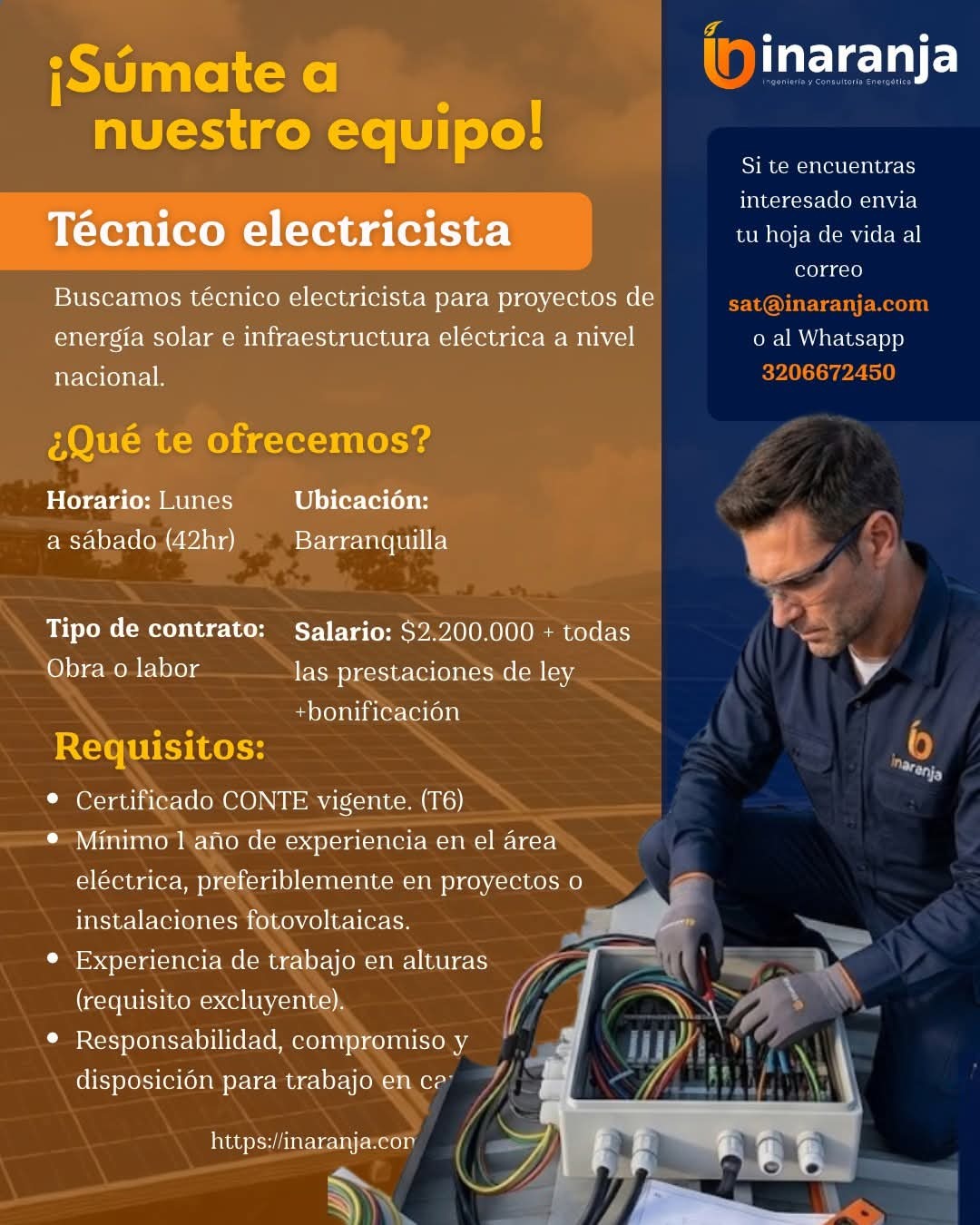 Técnico electricista