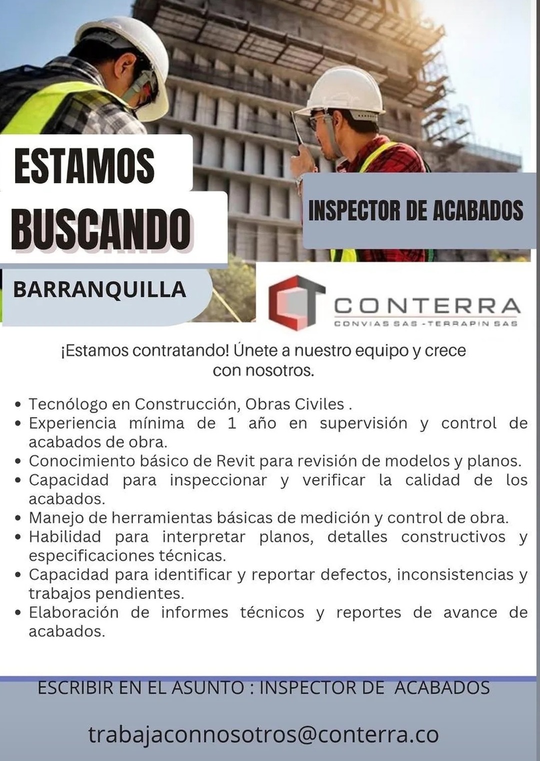 Inspector de Acabados