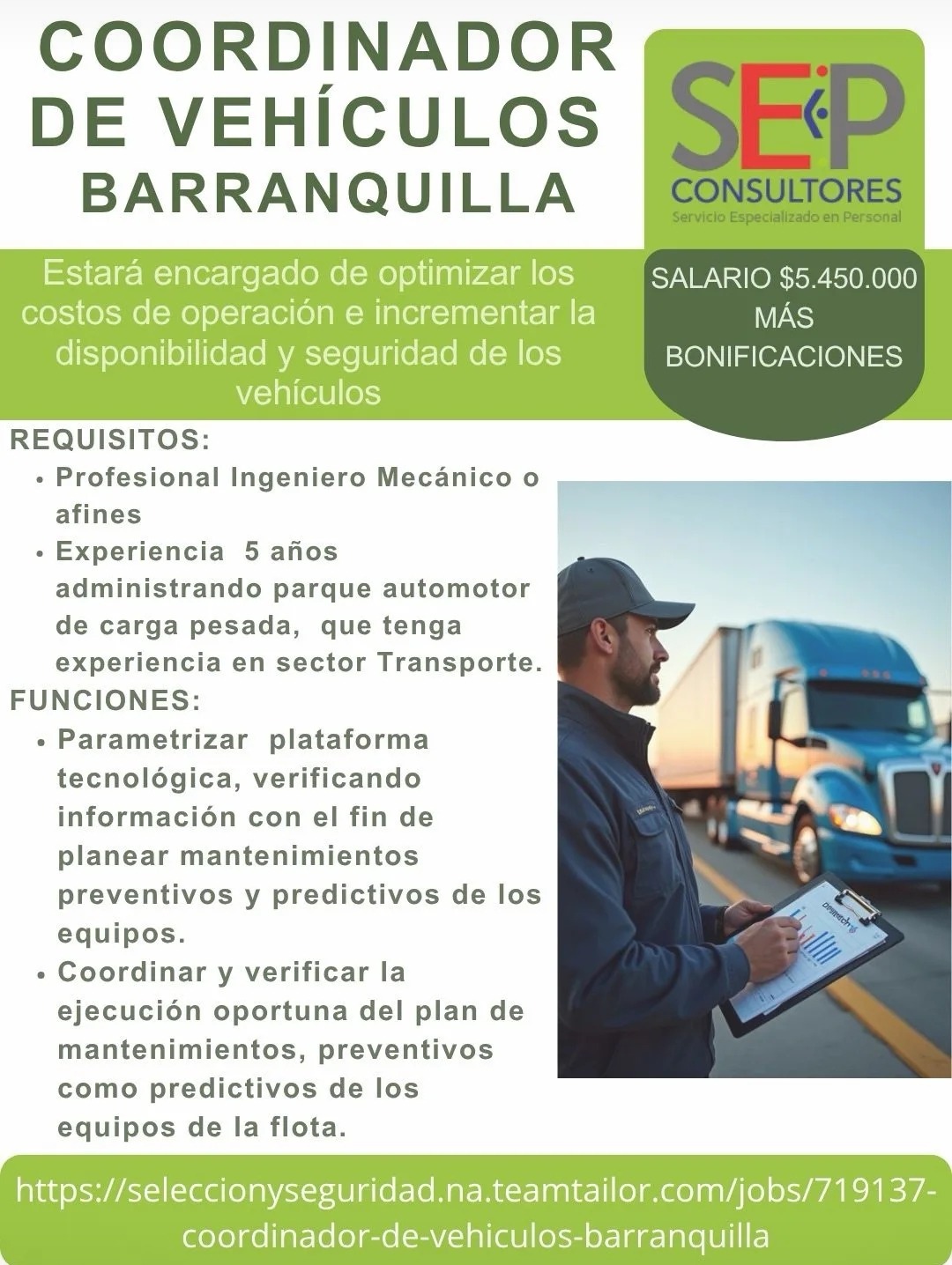 Coordinador de Vehículos