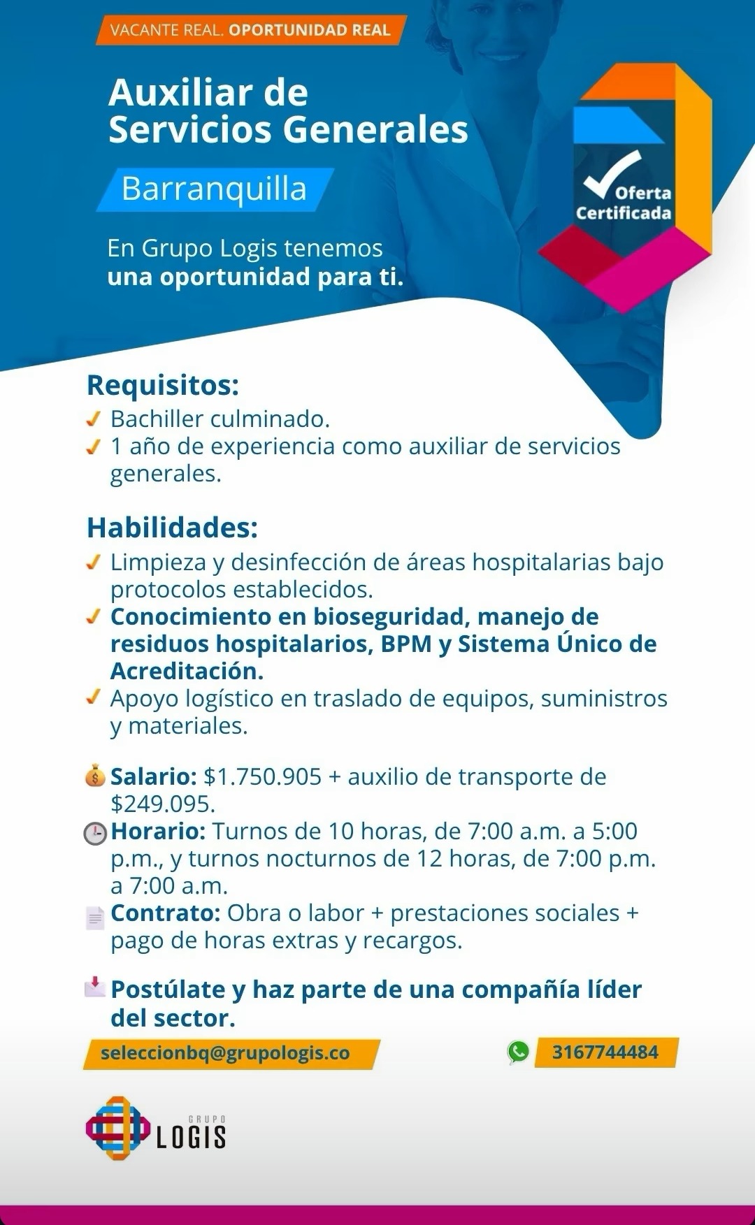 Auxiliar de Servicios Generales