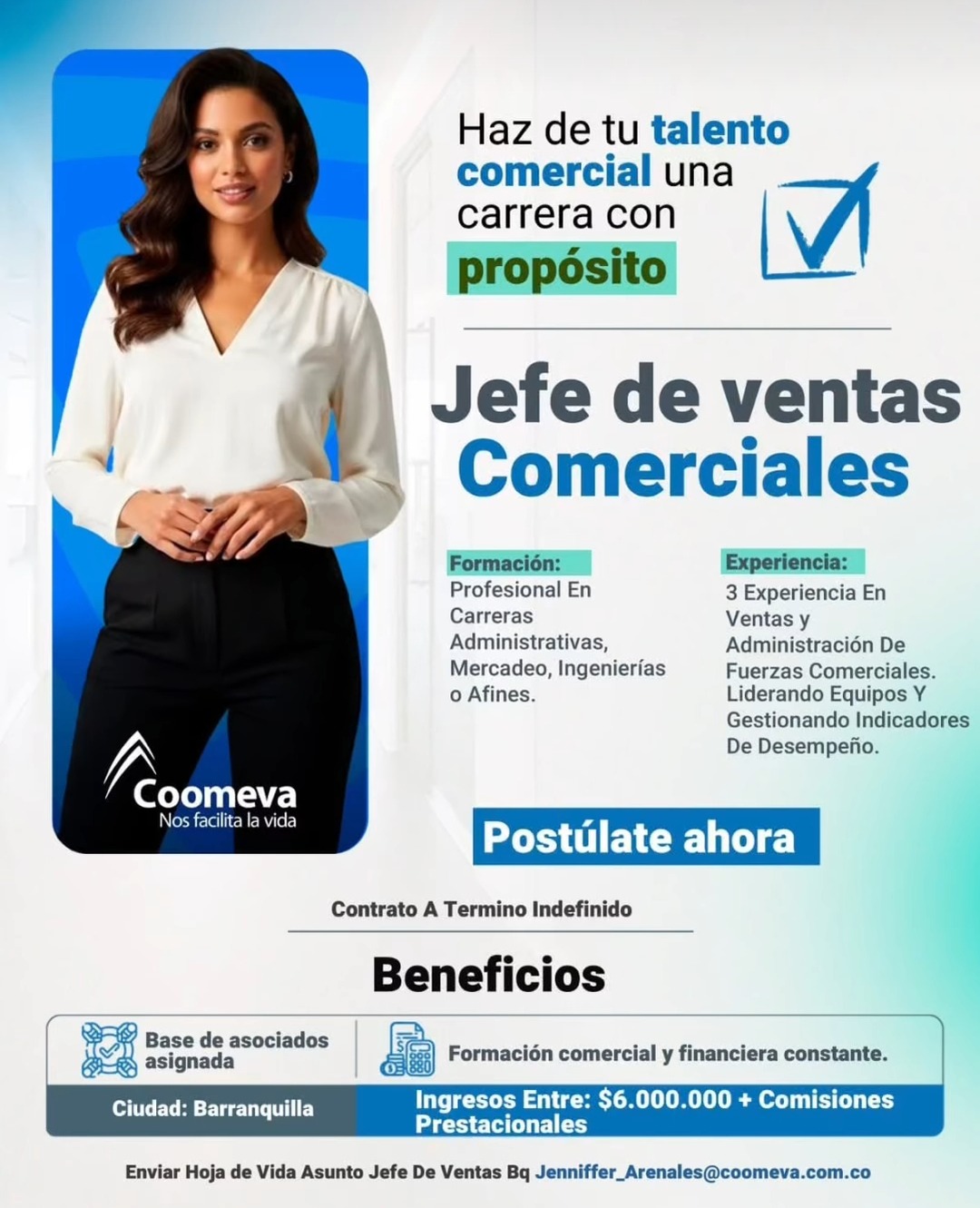 Jefe de ventas Comerciales