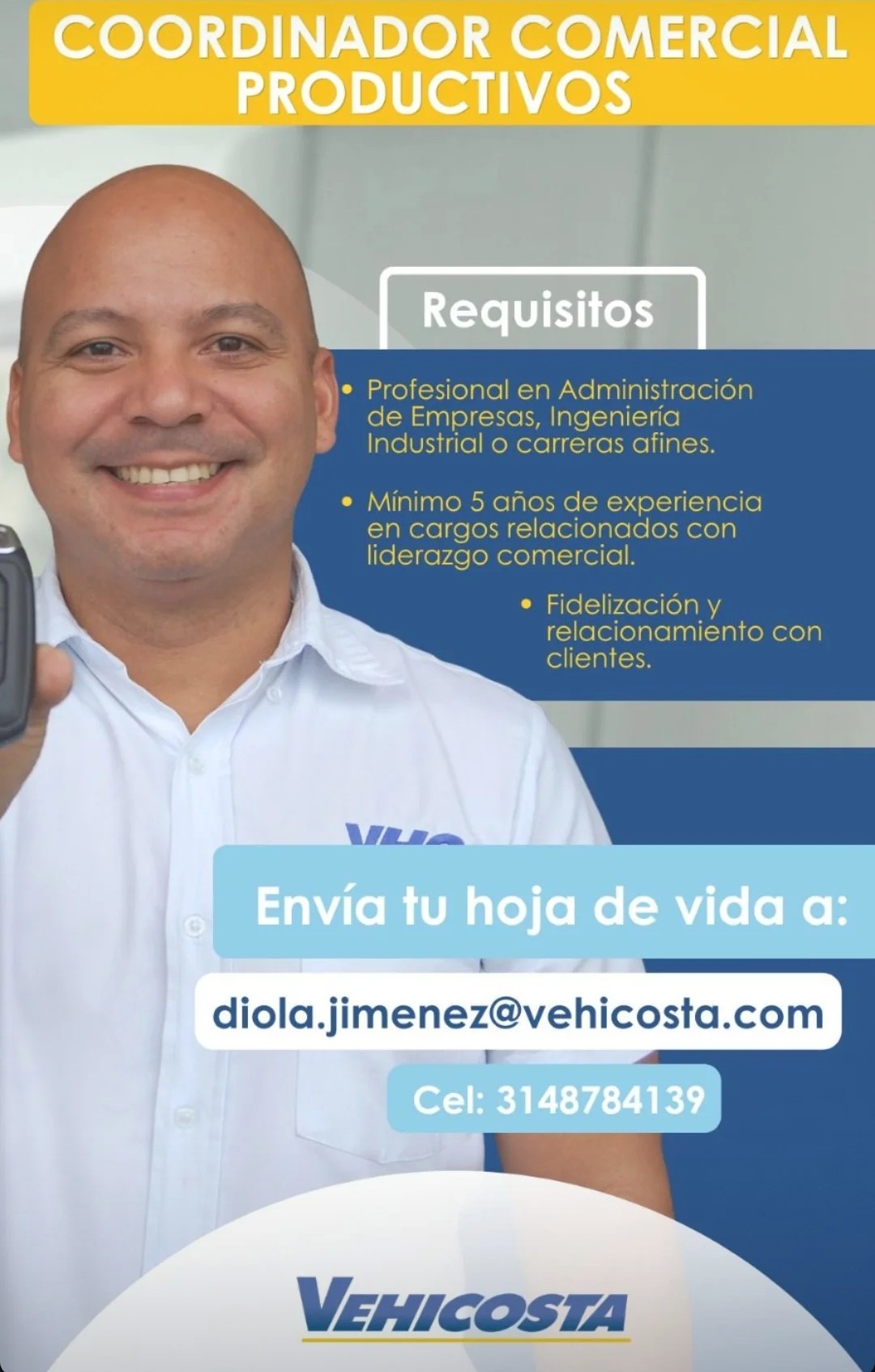 Coordinador Comercial Productivos