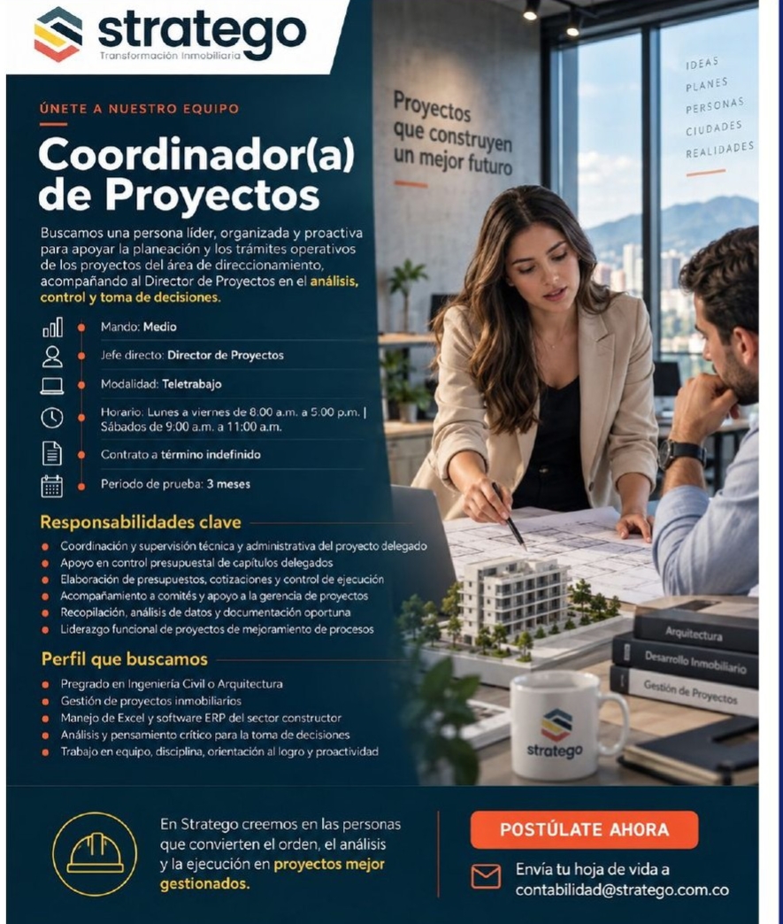Coordinador(a) de Proyectos