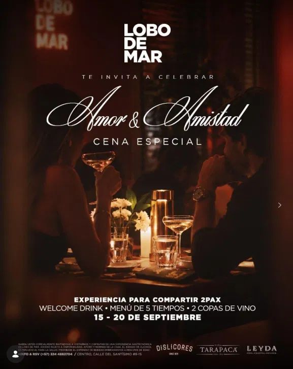 Cena de Amor y Amistad — Lobo de Mar