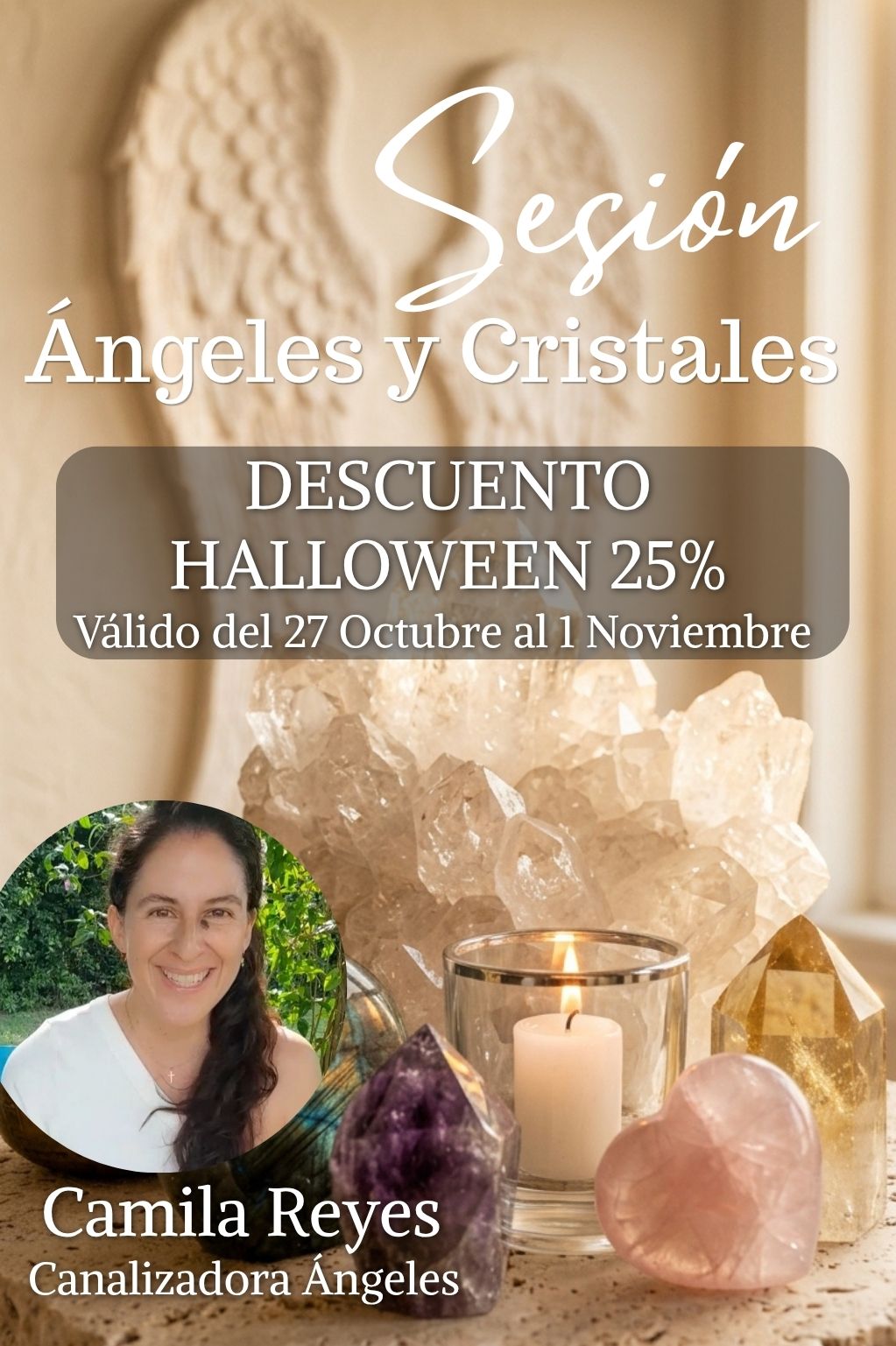 Sesión Ángeles y Cristales