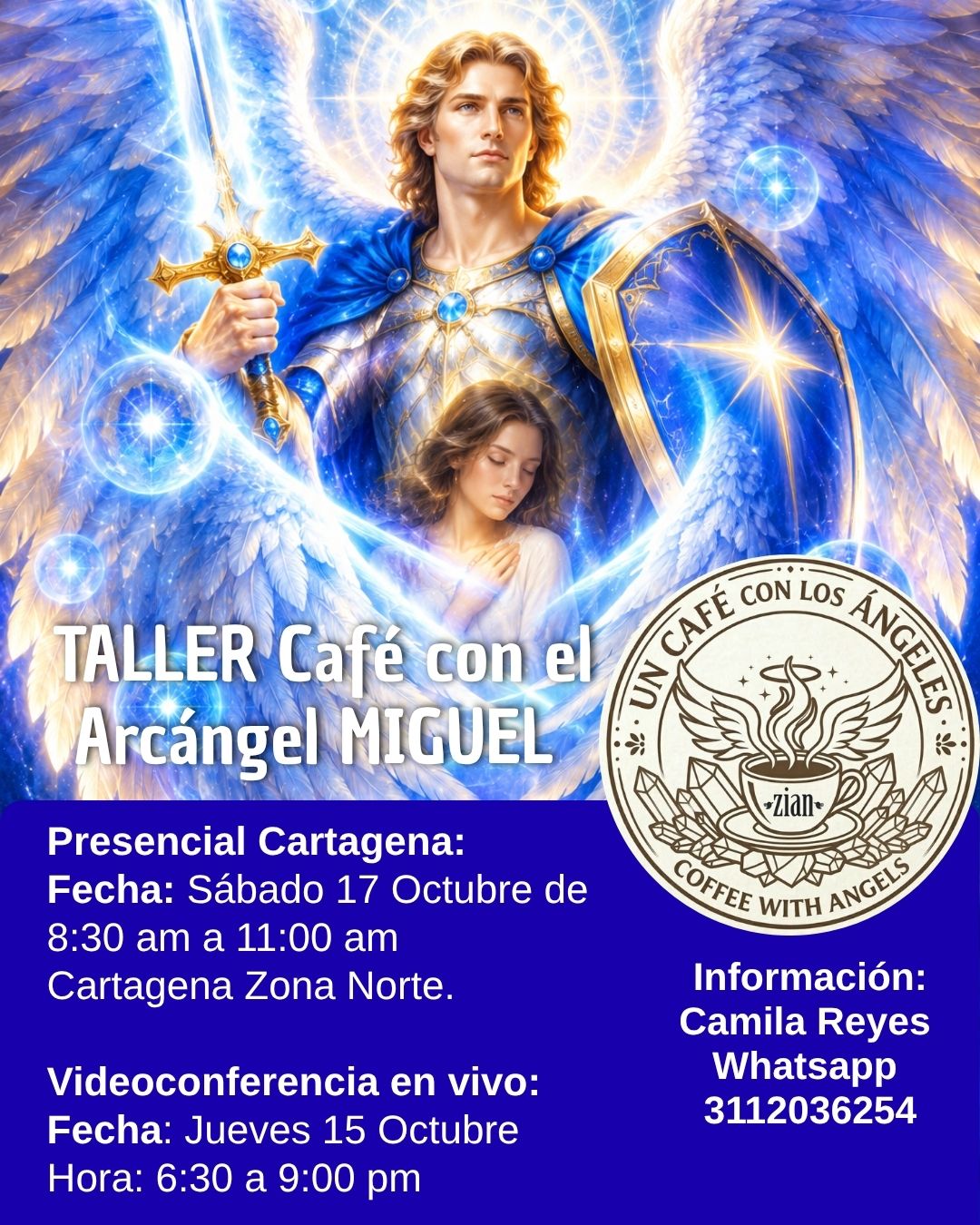 TALLER CAFÉ CON EL ARCÁNGEL MIGUEL
