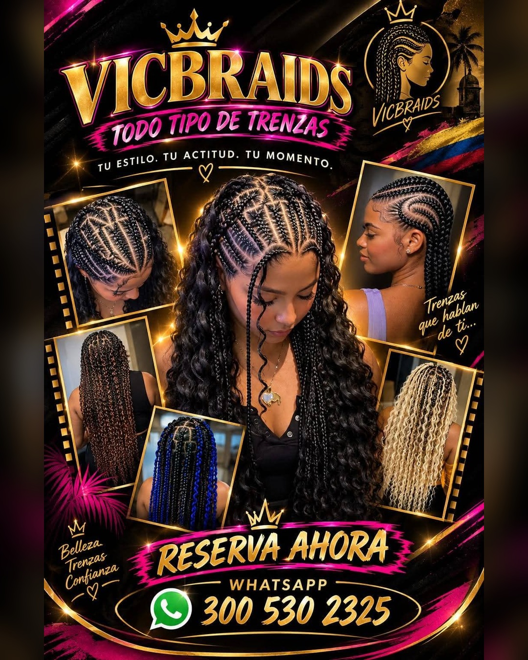 Todo tipo de trenzas — VicBraids
