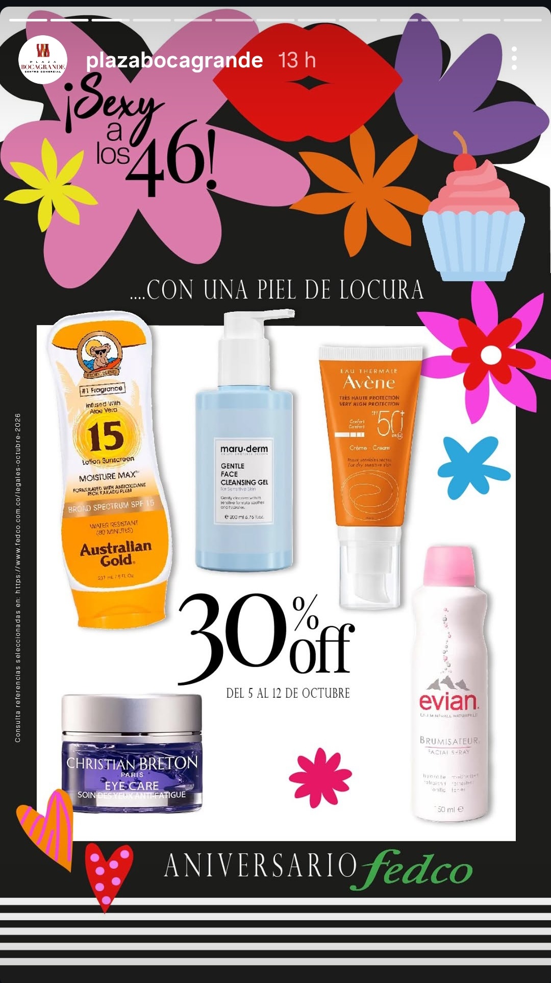 30% off por el aniversario 46 años — Fedco