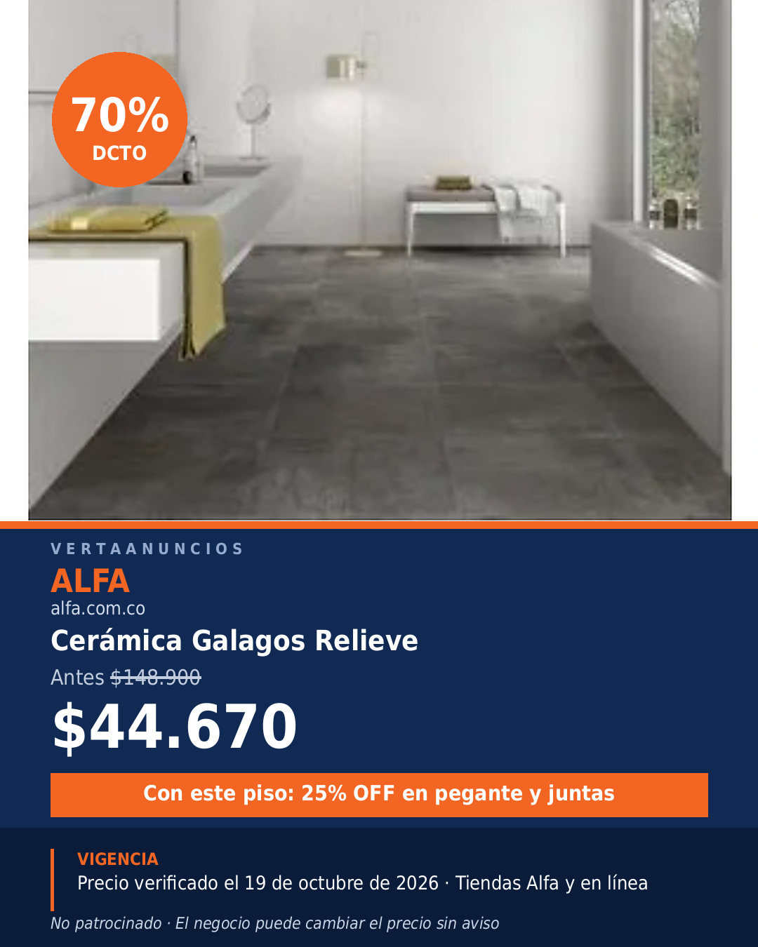 Cerámica Galagos Relieve — Alfa