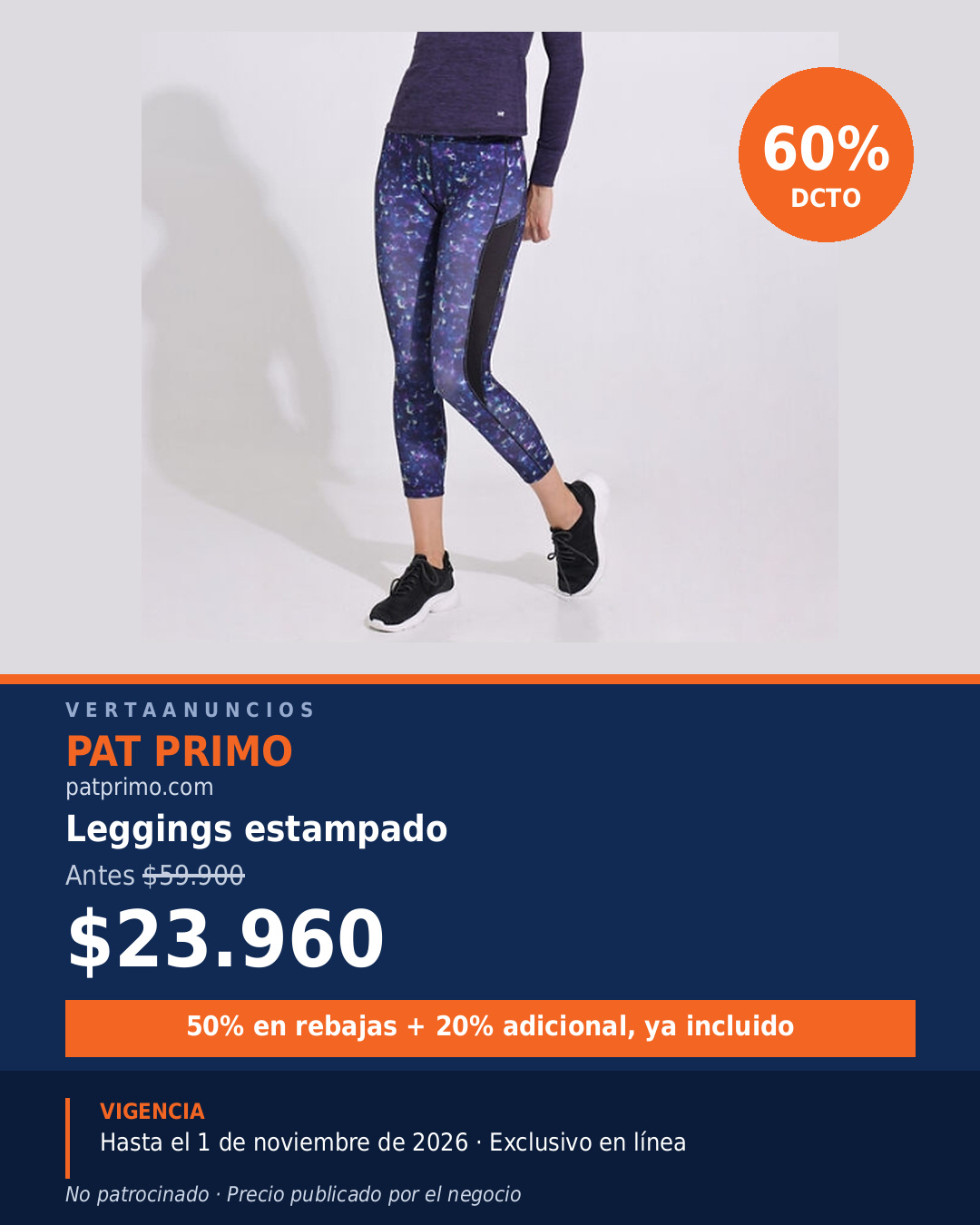 Leggings estampado — Pat Primo