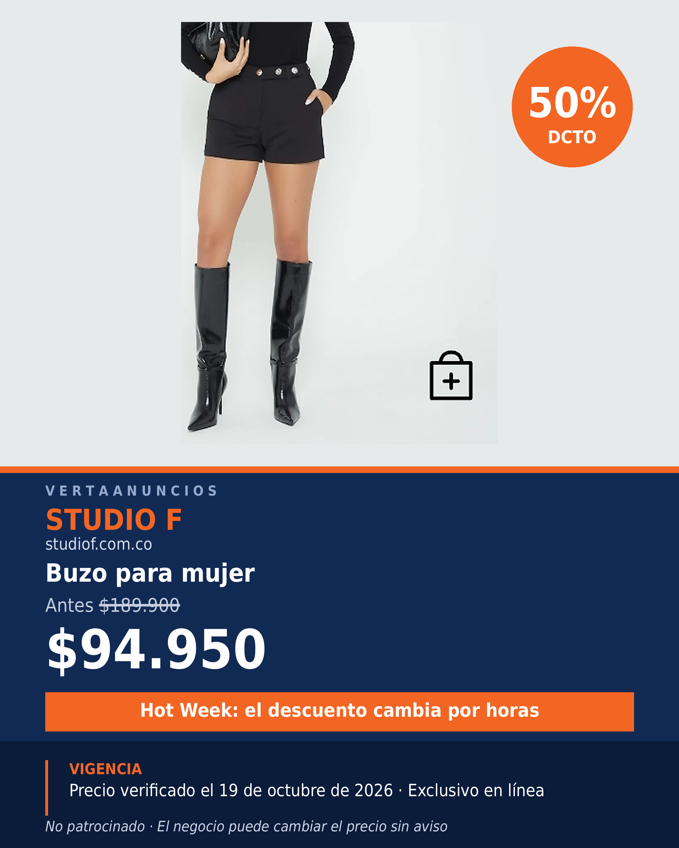 Buzo para mujer — Studio F