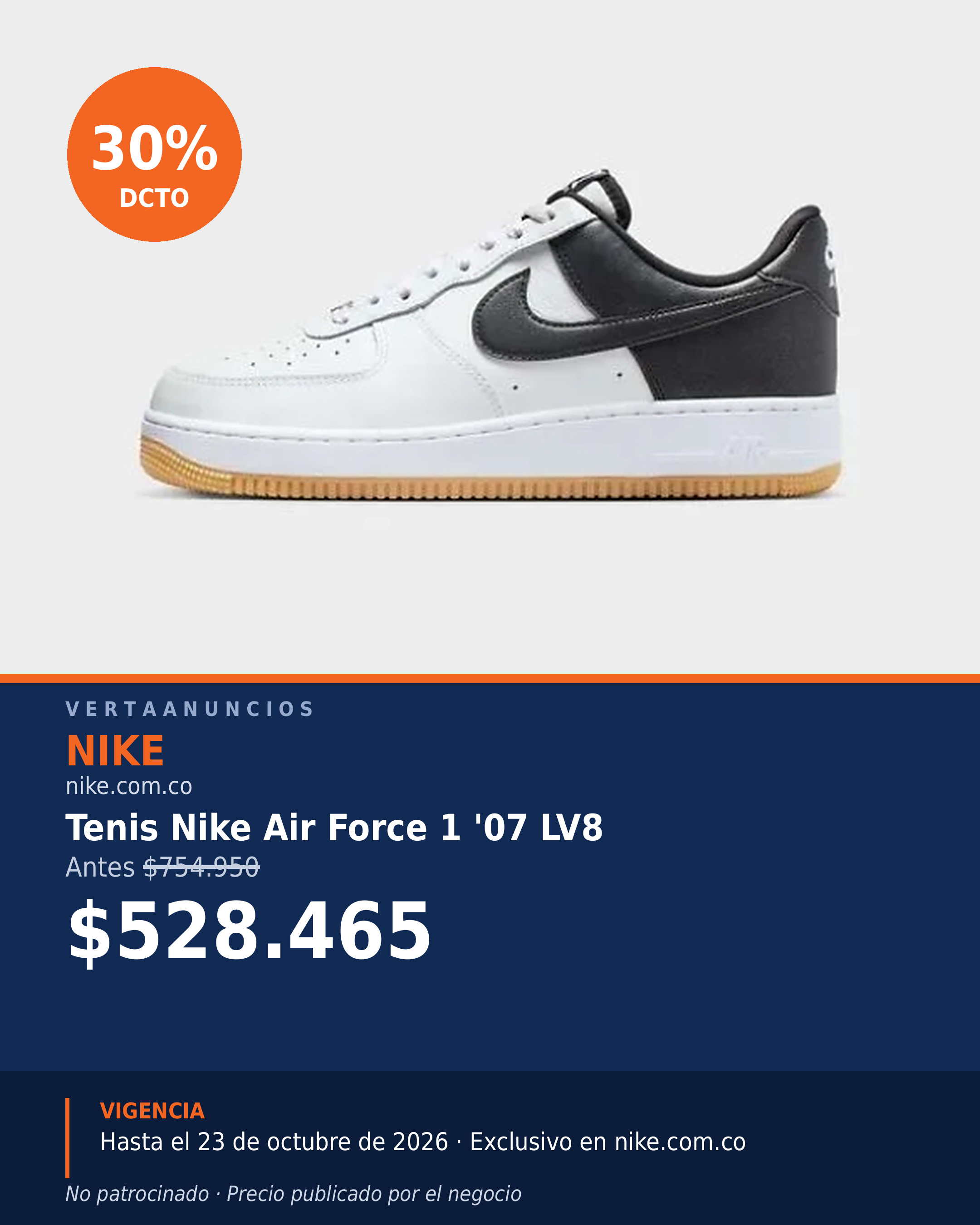 Tenis Nike Air Force 1 '07 LV8 — Nike