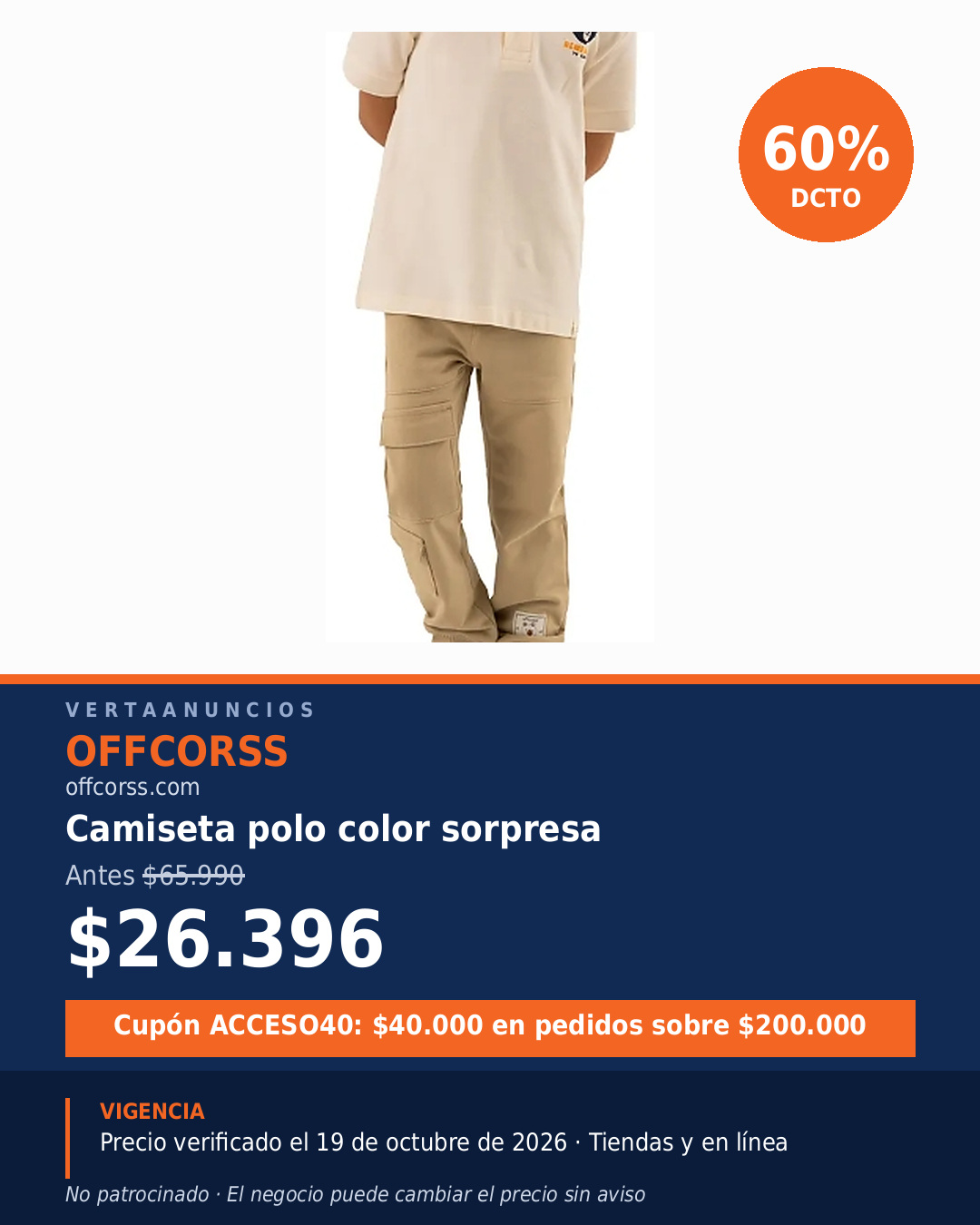 Camiseta polo color sorpresa — OFFCORSS