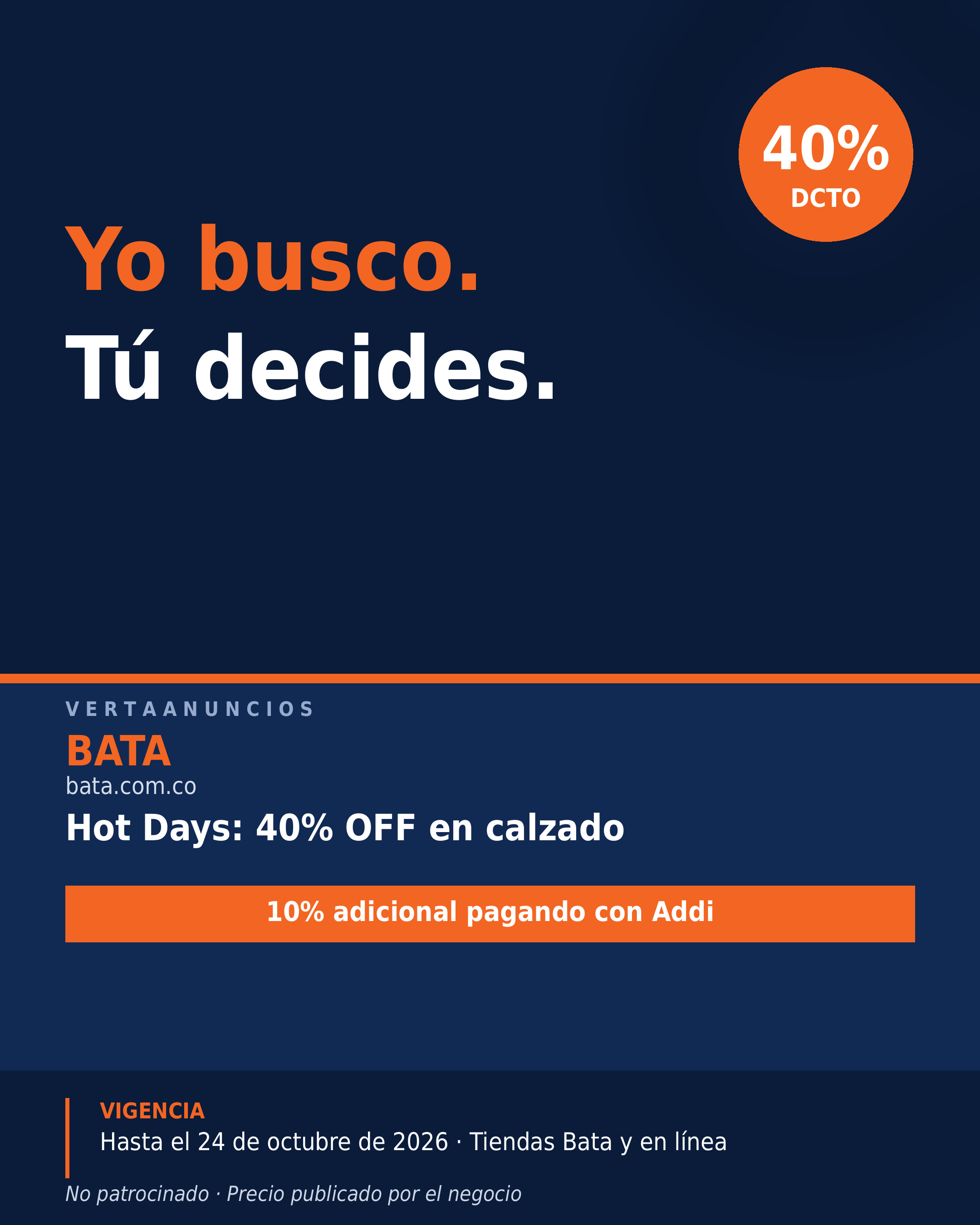 Hot Days: 40% OFF en calzado — Bata