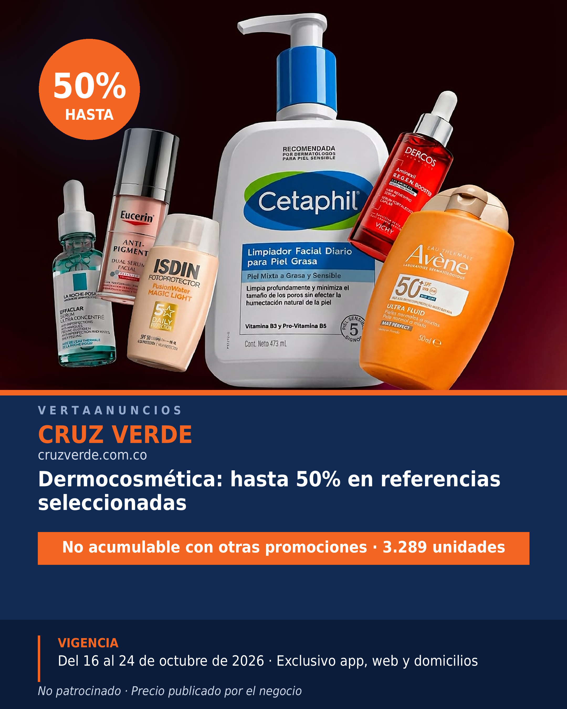 Hot Sale en dermocosmética: hasta 50% — Cruz Verde