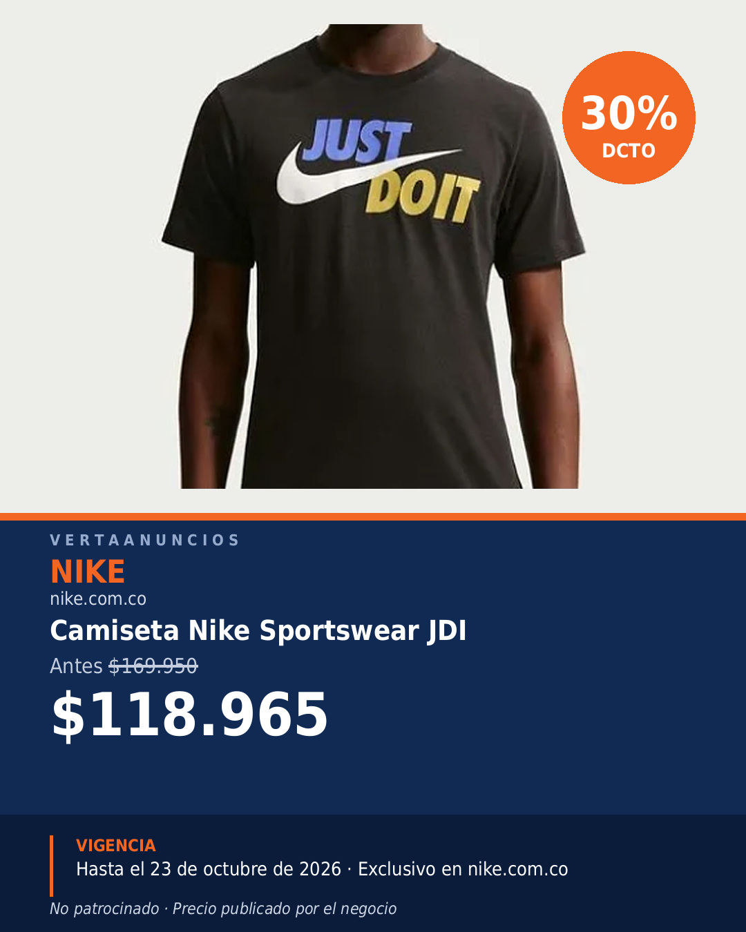 Camiseta Nike Sportswear JDI — Nike