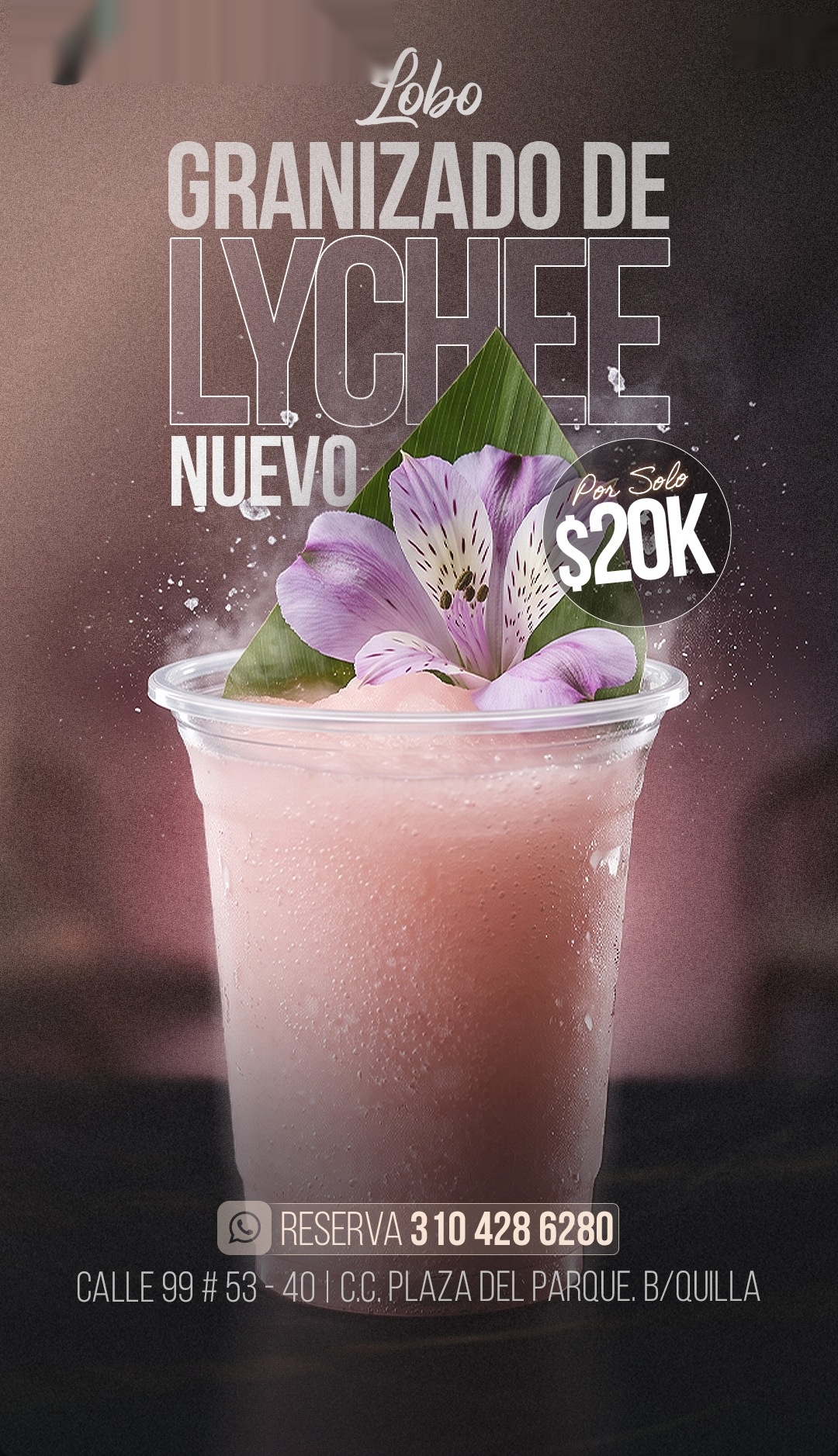 Granizado de Lychee, nuevo — Lobo