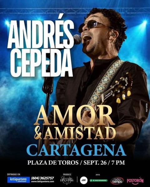 Andrés Cepeda en Cartagena — Amor & Amistad