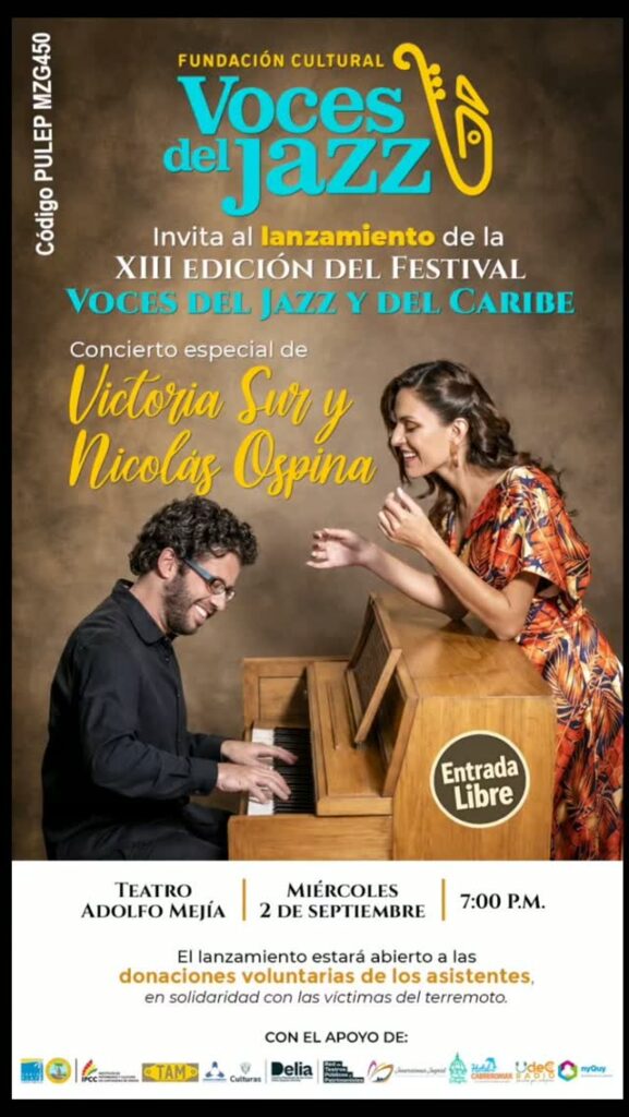 Victoria Sur y Nicolás Ospina — Lanzamiento del Festival Voces del Jazz