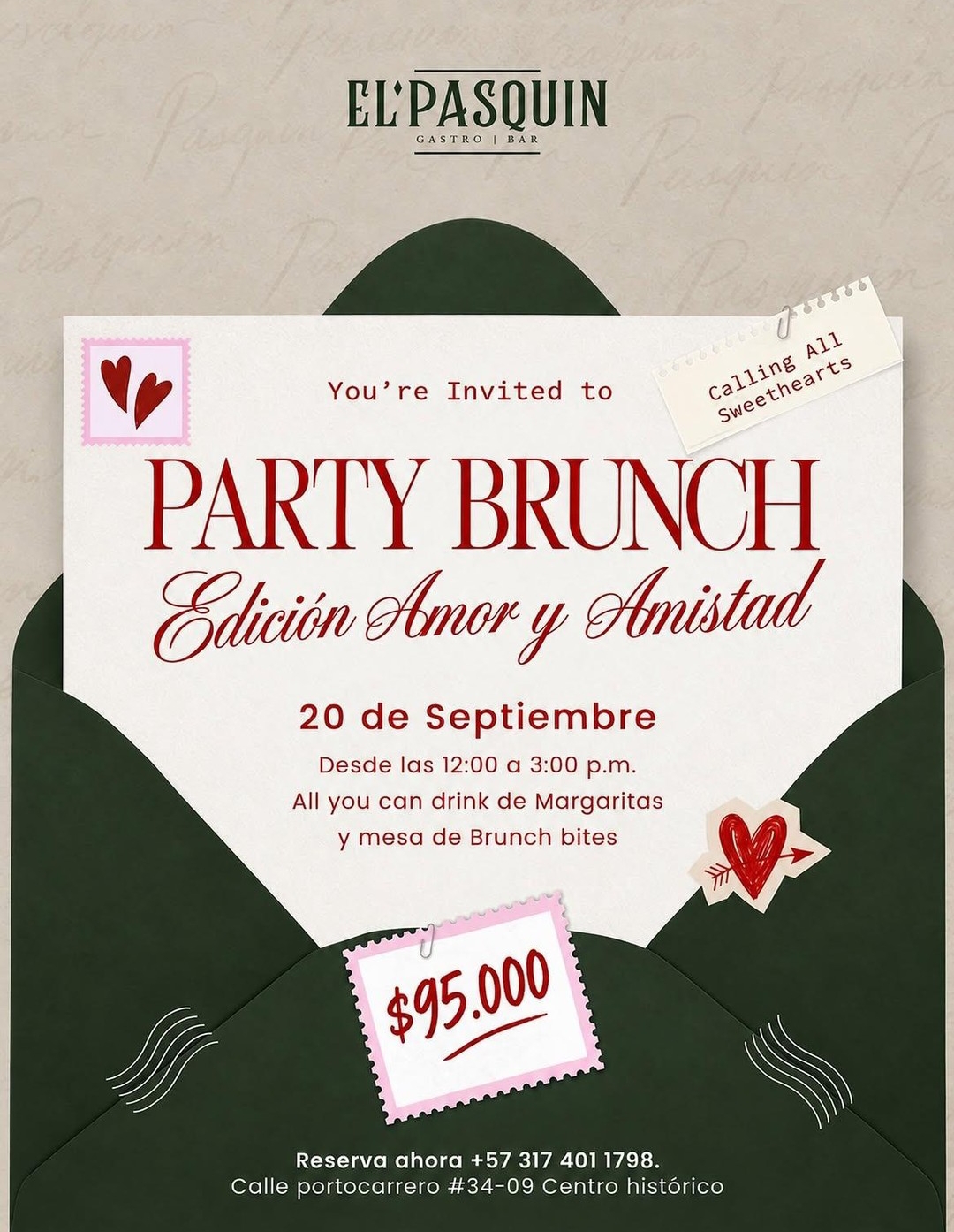 Party Brunch — Edición Amor y Amistad