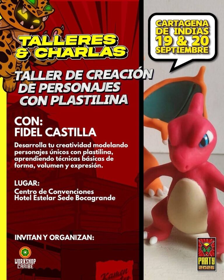 Taller de creación de personajes con plastilina
