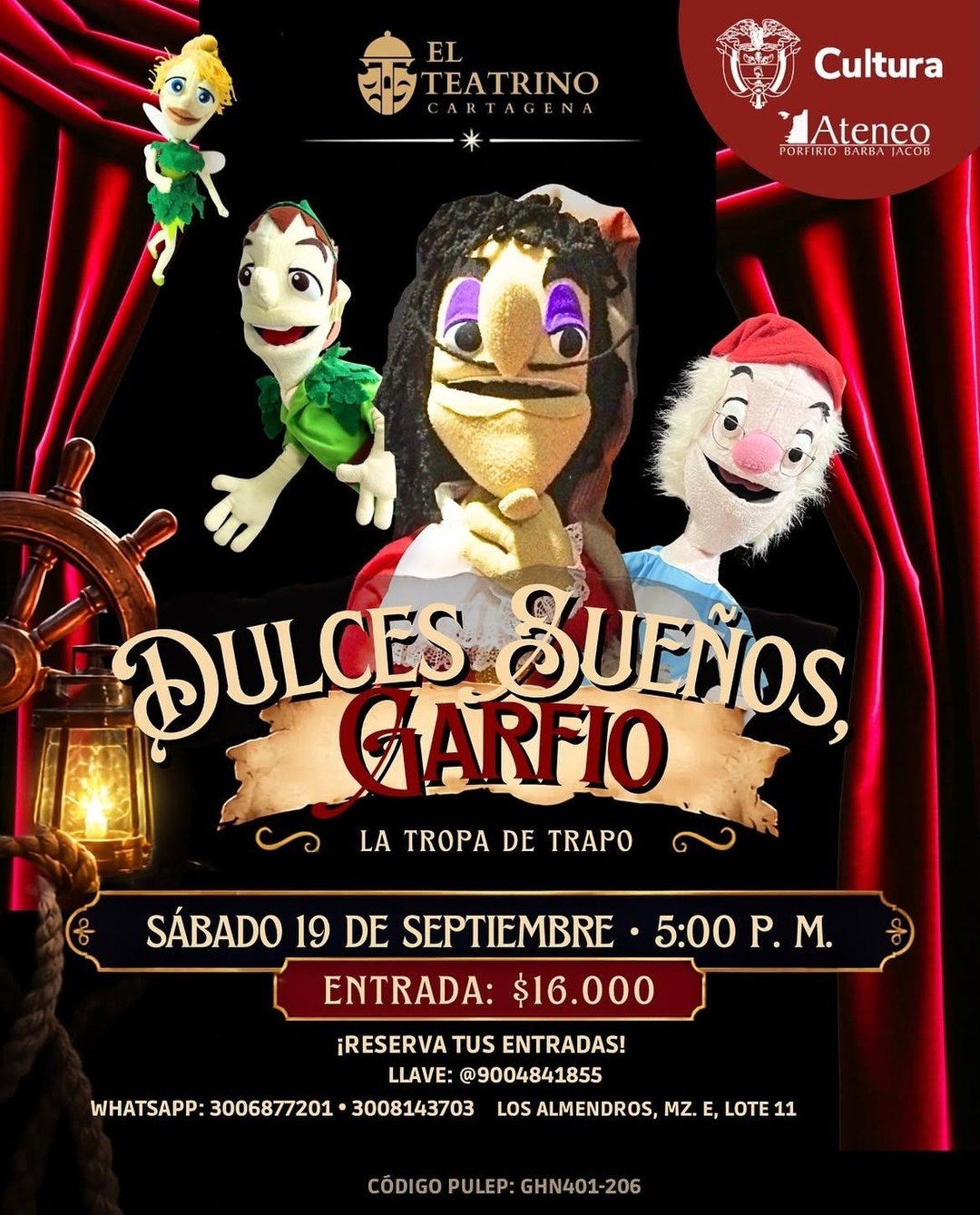 Dulces sueños, Garfio — La Tropa de Trapo